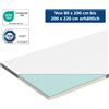 Genius eazzzy Topper Trend, coprimaterasso 180x 200x 5 cm, traspirante, schiuma memory, adatto a chi soffre di allergie, coprimaterasso con rivestimento sfoderabile