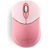 Perixx PERIMICE-802PK, mouse Bluetooth per PC e tablet, senza fili, rosa