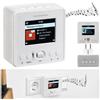 PEARL VR-Radio IRS-310 Internet Steckdosenradio con WLAN e Bluetooth 5, display da 6,1 cm, 6 Watt