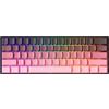 Monsgeek Tastiera da gaming MonsGeek FUN60 Pro HE, stampa laterale, nero e rosa sfumato, con effetto antiriflesso magnetico