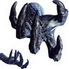 oCreon Ornamento a forma di artiglio da demone in resina, statua della mano di una strega per Halloween, decorazione realistica per casa, ufficio, bar, feste