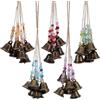 oCreon PandaHall, 5 orologi a forma di strega da appendere, maniglie decorative per porte, orologi decorativi, decorazioni per campanelli eolici, arredamento bohémien per la casa