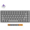 Keychron Tastiera wireless Keychron K2 HE Concrete Edition con connettività Bluetooth, 2.4 GHz e USB-C, dotata di interruttori Gateron Nebula