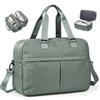 SEAFEW Borsone da Viaggio,Bagaglio a Mano 45x36x20 Easyjet Borsa da Viaggio | Borsa da Cabina Easyjet 45x36x20 Borsa Sportiva Borsone da Palestra da Weekend Borsa Ospedale Parto Espandibile,Verde