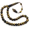 Perlin Tesbih - Collana da preghiera con 33 perline, in acrilico, Misbaha, Subha, Tasbih, Tespih, con imame decorato dalla Turchia, 34,5 cm