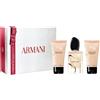 ARMANI Sì Eau De Parfum + Body Lotion + Shower Gel Set 3 pz Cofanetto Profumato 50 ml + 50 ml + 50 ml