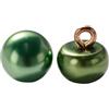 Whakano 10 bottoni in perle con occhiello, 10 mm, bottoni decorativi per cucito e fai da te, bottoni di ricambio per maglioni fai da te, cappotti, camicia, regalo, verde