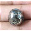 T37966 Blue Naturale Turchese con Pirite Gemma Cushion 30.70 Ct