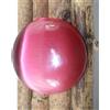 Gemma Rotonda Occhio Di Gatto Naturale Rosa 263,75 ct 50 mm Certificata T37355