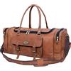 Vintage Bag Borsa In Pelle Da Viaggio Palestra Uomo 30"X11"X11" Duffel Vintage