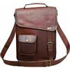 Fatto a mano Borsa In Pelle Handmade Mensa ? 13"X10" Messenger Verticale Tracolla Laptop