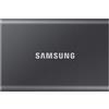 Samsung T7 SSD Esterno Portatile 2 TB, USB 3.2 Gen.2, Velocità fino a 1050 MB/s, Titanium Grey (MU-PC2T0T/WW)