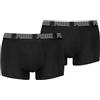 PUMA Everyday Trunks 2P, Biancheria Intima Uomo, Black/Black - New, S