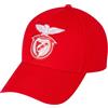 Benfica SL Benfica Cappellino collezione ufficiale, taglia regolabile, da uomo, rosso, Taglia Unica
