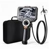VEVOR Telecamera Endoscopica Articolata con Sonda da 6,2 mm e Luce, Rotazione a 360° in 4 Direzioni, Schermo IPS HD da 6'', Zoom 8x, Batteria da 7000 mAh, Cavo IP67 da 1,5 m, per Auto e Idraulica