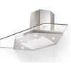Faber - Cappa ad angolo PREMIO ANGOLO/SP finitura acciaio inox e vetro da 90x90 cm