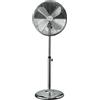 Electroline Ventilatore a piantana 4 pale 40cm metallizzato