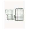Mustard Made Set di 3 cestini in metallo The Baskets - Verde