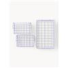 Mustard Made Set di 3 cestini in metallo The Baskets - Viola