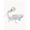 SELETTI Lampada da tavolo piccola a LED con porta USB Chameleon - Bianco