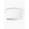 Westwing Collection Lampada da soffitto grande con paralume asimmetrico Nyla - Bianco