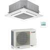 Mitsubishi CONDIZIONATORE MITSUBISHI CASSETTA A 4 VIE 24000 BTU MONOSPLIT INVERTER PLA-M71EA2 A++