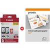 Canon Value Pack nero / differenti colori / Bianco PG-545XL + CL-546XL MCVP + Prindo Universal Papier 500 Blatt ~700 Se