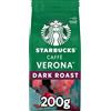 STARBUCKS Caffè Verona Macinato Tostatura Scura, 6 Sacchetti da 200g x 1 | Caffè Starbucks premium. Caffè tostato e macinato