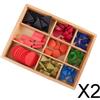 2x Montessori Materiale Linguistico Simboli Grammaticali in Legno Giocattoli per