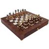 Italfama Set Scacchi Italfama Ottone E Legno Piano In Olmo Con Cassetto Fatto A Mano