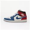 Jordan Sneakers Air Jordan 1 Mid True Blue/ Summit White-Varsity Red-Black
