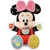 Clementoni Disney Baby Baby Minnie Gioca e Impara, Peluche e Gioco Educativo Interattivo per Bambini 6+ Mesi, Canta Filastrocche per Insegnare l'Alfabeto, Numeri e Colori, Lingua Italiana, 17304