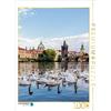 Calvendo Moldau con cigni 1000 pezzi puzzle alto 480x640mm, Klinder Thomas; 7400894