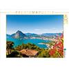 Calvendo Lugano sul Lago di Lugano 1000 pezzi puzzle paesaggio 640x480mm, Dieterich Werner; 7390255