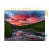 Calvendo Nostalgia della Norvegia - Tramonto infuocato sul fiume Svåne, puzzle da 2000 pezzi, formato orizzontale 900x670 mm, Sattler Stefan; 7405028