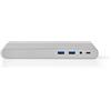 Nedis Stazione Docking USB | USB 3.2 Gen 1 | USB-C™ Maschio | DisplayPort femmina / HDMI ™ femmina / RJ45 Femmina / VGA Femmina 15p / 2x 3.5 mm Femmina / 2x USB-C™ / 4x USB-A | 0.20 m | Tondo | Placcato nickel | Intrecciato / Nylon | Bianco | Scatola …