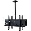 ART Supporto a soffitto doppio per 2 televisori, modello AR-21D, per schermi da 30 a 65 pollici, capacità massima di 120 kg