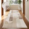 TT Home Tappeto per interni ed esterni resistente alle intemperie Balcone Camera da letto Motivo Boho Scandi Unicolore Aspetto geometrico Stile moderno Dimensioni 60x100 cm
