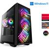 CSL-Computer PC da gioco AMD Ryzen 5 7600X, 4700 MHz, grafica AMD Radeon, 16 GB di RAM DDR5, 500 GB di SSD M.2, Windows 11, USB 3.2 | M10930H