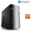 CSL-Computer PC da ufficio, AMD Ryzen 5 8600G, 4300 MHz, AMD Radeon 760M, 16 GB di RAM DDR5, 1000 GB di SSD M.2, Windows 11 Home, USB 3.2 |M11060H