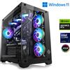 CSL-Computer PC da gioco, Intel Core Ultra 7 265KF, 3900 MHz, GeForce RTX 5070, 32 GB di RAM DDR5, 2000 GB di SSD M.2, Windows 11 Home, USB 3.2 | M11980H