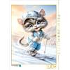 CALVENDO Puzzle Skisport - Sensazioni felici sulla neve | 1000 pezzi puzzle 64x48cm Foto puzzle per ore felici