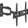 SOTECH CAVO Supporto a parete per TV inclinabile, girevole, per TV piatti e curvi da 32-55 pollici, max. VESA 400x400 mm