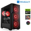 CSL-Computer PC Gaming M13040H / AMD Ryzen 7 7800X3D, 8x 4200 MHz / NVIDIA RTX5070 / 64 GB DDR5 RAM / M.2 SSD 2000 GB - Windows 11 Home