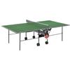 Garlando Training Indoor Verde - Tavolo Ping Pong Pieghevole Regolamentare con Ruote e Rete Inclusa