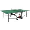 Garlando Challenge Indoor Verde - Tavolo Ping Pong Pieghevole Regolamentare con Sistema SMS, Ruote e Rete Inclusa