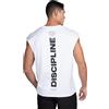 Canotta uomo regular senza maniche Discipline bianca 1 St