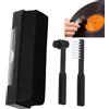 Kit pulizia vinile completo con spazzola antistatica in microfibra, 2 accessori