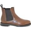FRAU BEATLES IN PELLE CON FINISH OMBREGGIATO CUOIO