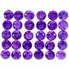 Gemsporium Taglio Rotondo Naturale Top Ricco Ametista Viola Uruguay Lotto 6.97ct 30pcs 4mm